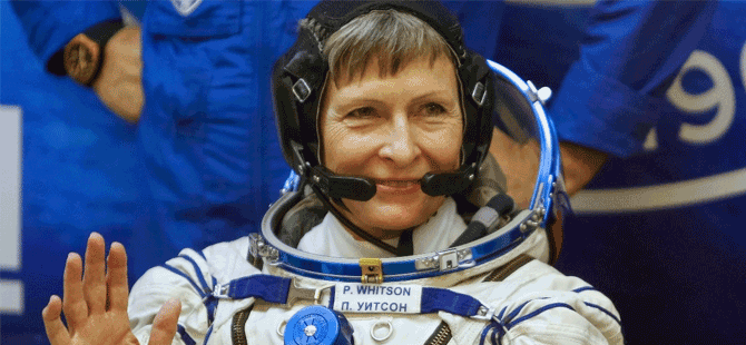 Kadın Astronot Whıtson bir rekor daha kırdı