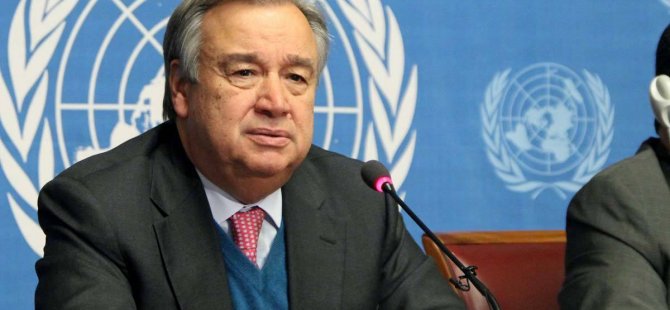 Guterres'ten Suriye'deki ateşkese destek