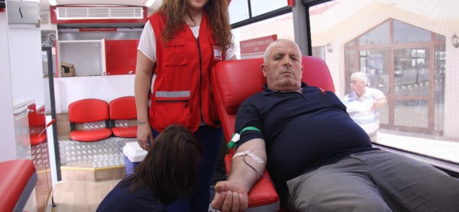 İskele’de kan bağış aracı ile 22 ünite kan toplandı