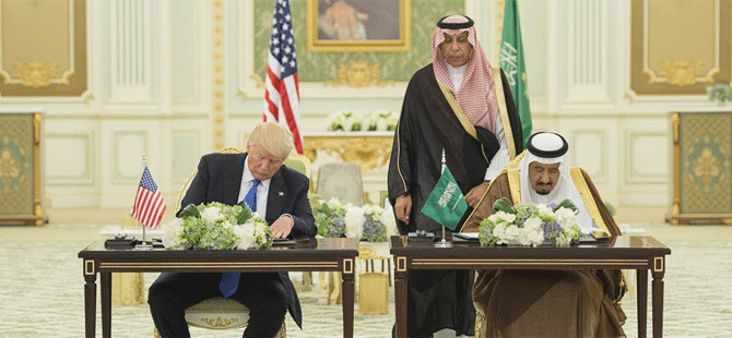 ABD ile Suudi Arabistan arasında 280 milyar Dolarlık anlaşma...