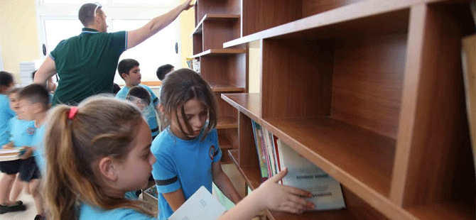 SAYTEV, Yeni Erenköy İlkokulu’nda kütüphane oluşturdu