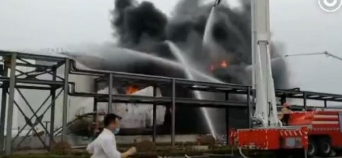 Çin'de petrokimya tesisinde patlama: 8 ölü