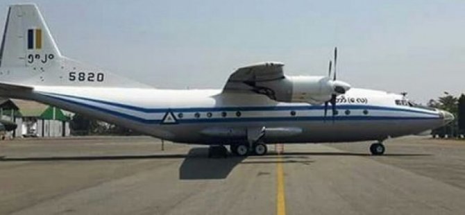 Myanmar'daki askeri uçağın denize düştüğü açıklandı