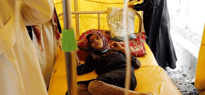 Yemen'deki kolera salgınında ölenlerin sayısı bin 54'e yükseldi