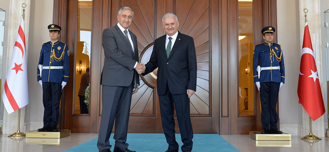 Cumhurbaşkanı Akıncı, TC Başbakanı Yıldırım ile görüştü