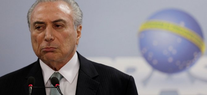 Brezilya devlet başkanına pasif yolsuzluk suçlaması