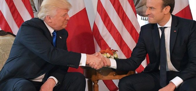 Fransa Cumhurbaşkanı Macron ve ABD Başkanı Trump’tan ortak karar