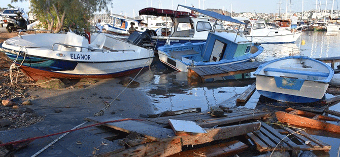 Ege Denizi'ndeki deprem: "10 santimetre tsunami dalgası oluştu"