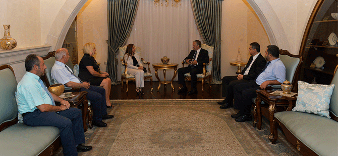 Cumhurbaşkanı Akıncı, YÖDAK Başkanı Büke ve YÖDAK üyeleri ile görüştü