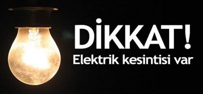 Gazimağusa ve Karaoğlanoğlu’nda elektrik kesintisi olacak