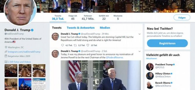 İşteki son gününde Trump'ın Twitter hesabını kapattı