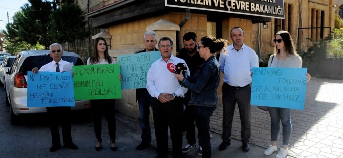 Çevre Platformu, Karpaz için Lefkoşa'da eylem yaptı