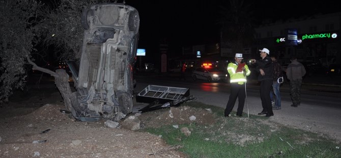 Girne’de kaza: Alkollü sürücü yaralandı