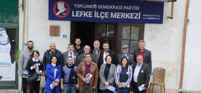 TDP milletvekili adayları Lefke'de vizyonlarını paylaştı