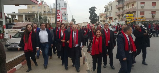 DP adayları Gazimağusa’yı gezdi