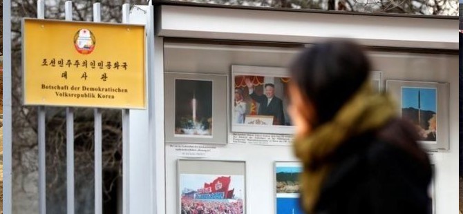 Kuzey Kore nükleer parça temini için Berlin'deki büyükelçiliğini kullandı