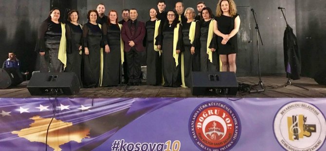 Beyarmudu Belediyesi Türk Sanat Müziği Korosu Priştine’de Kosova Bağımsızlık Yıl Dönümü Konseri’ne katıldı
