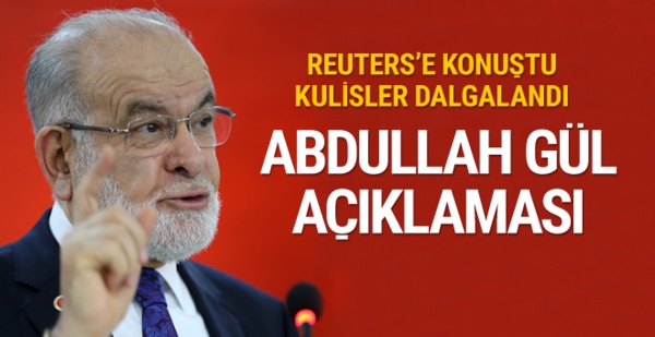 Karamollaoğlu Reuters'e konuştu flaş Abdullah Gül açıklaması