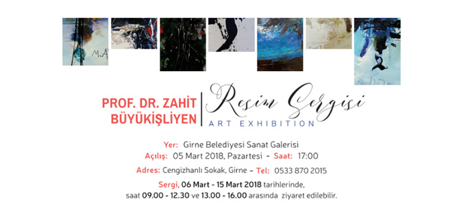 Büyükişliyen’in sergisi Girne Belediyesi Sanat Galerisi’nde açılıyor