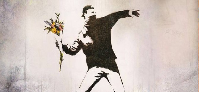 Banksy'nin dünyası fotoğraflara yansıdı