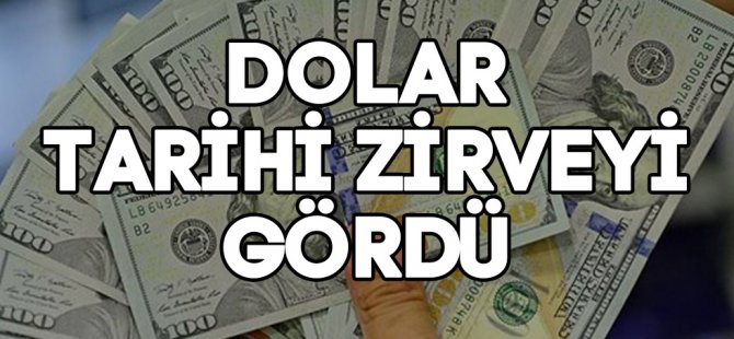 Dolardan yeni bir tarihi rekor