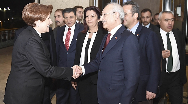 Kritik görüşmenin ardından Akşener ve Kılıçdaroğlu'ndan ortak açıklama