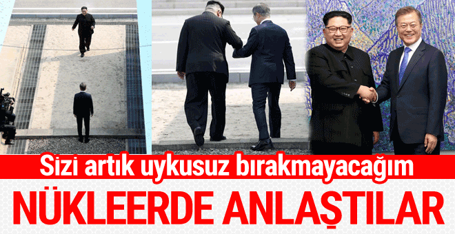 İki Kore’nin liderleri bir arada: Yeni bir tarih başlıyor