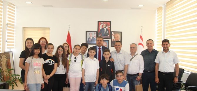 Arter, Çanakkale Cumhuriyet Ortaokulu heyetini kabul etti