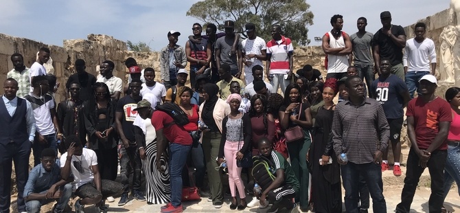 DAÜ’nün Gambiyalı öğrencileri doyasıya eğlendi