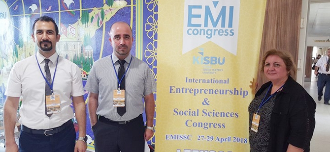YDÜ Uluslararası EMI Girişimcilik ve Sosyal Bilimler Kongresinde Başarıyla Temsil Edildi…