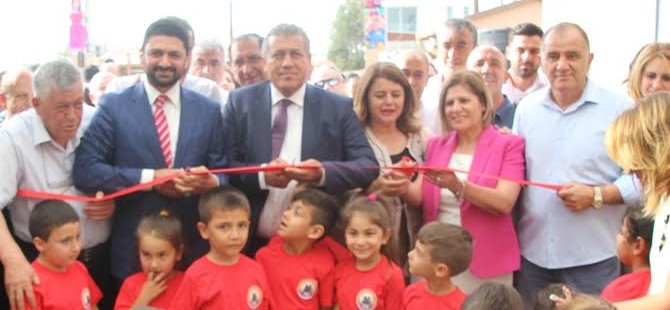 Gazimağusa Belediye Kreşi’nin yeni binası düzenlenen törenle hizmete açıldı