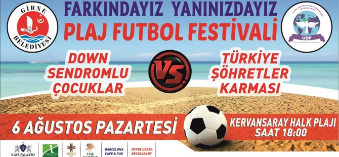 Girne’de Plaj Futbol Festivali Düzenleniyor
