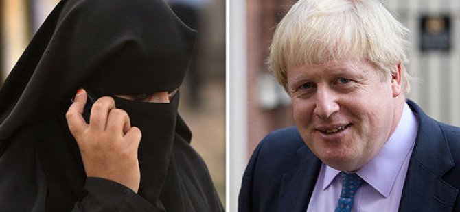 Burka giyen kadınları posta kutusuna benzeten Johnson baskılara direniyor