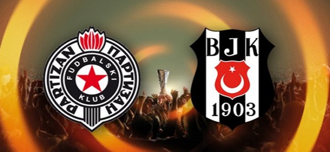 Maç sonucu | Partizan Beşiktaş 1-1 (UEFA Avrupa Ligi Play Off)