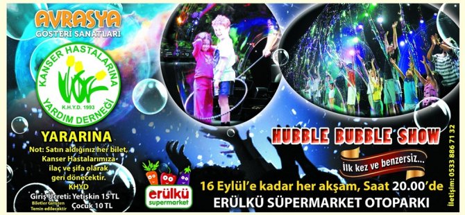 Hubble Bubble Show 30 Eylül’e kadar sürecek