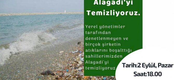 Dünya Yalnız Bizim Değil Hareketi, Alagadi Sahilini Temizlemeye Davet Ediyor