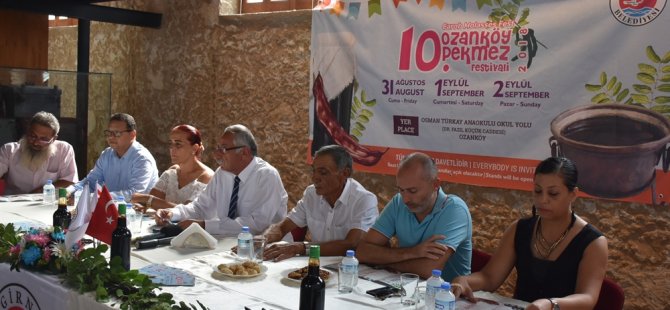 10. Ozanköy Pekmez Festivali Cuma günü başlıyor