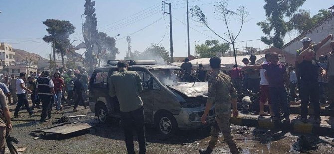 Azez'de bomba yüklü araç patlatıldı: Ölü ve yaralılar var