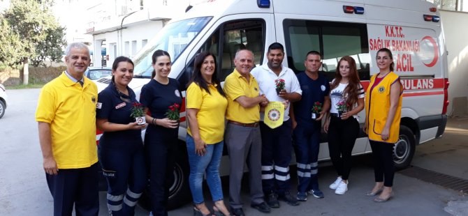 Lefkoşa Merkez Lions Kulübü’nden Dr. Burhan Nalbantoğlu Devlet Hastanesi’ne ziyaret