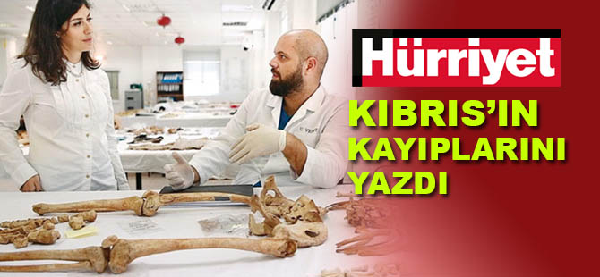 Hürriyet Gazetesi Kıbrıs'ın kayıplarını yazdı