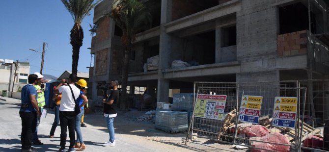 Çalışma Dairesi, Lefkoşa’da iş sağlığı ve güvenliği denetimleri yaptı.