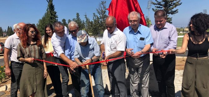''Madenci Heykeli'' dün iki toplumun katılımıyla açılışı yapıldı