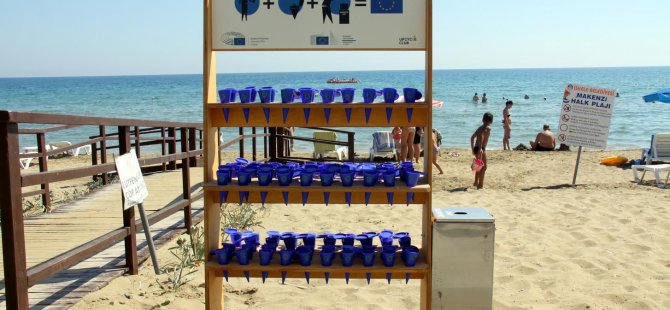 Avrupa Komisyonu İskele Belediyesi’ne plaj küllüğü hibe etti