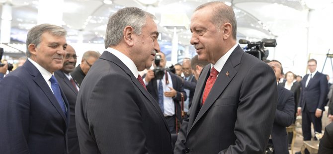 Akıncı İstanbul Havalimanı'nın açılışına katıldı
