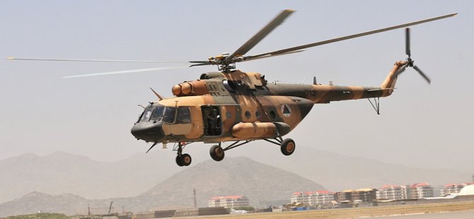 Afganistan'da askeri helikopter düştü: 25 ölü