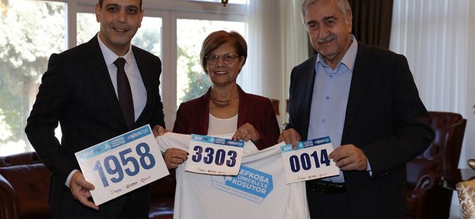 Akıncı ve eşi, Lefkoşa Maratonu’na katılacak