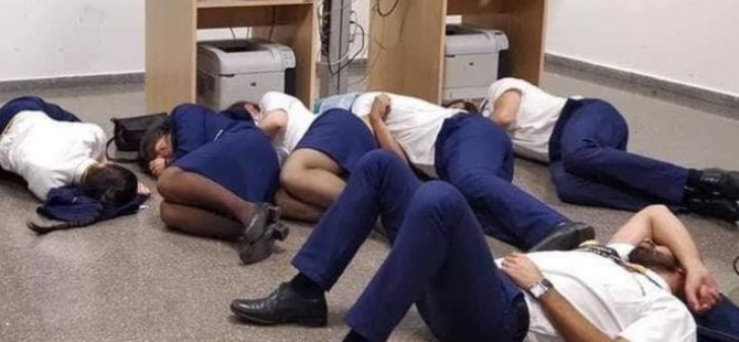 Ryanair 'havaalanında yerde uyuyan' çalışanlarını işten çıkardı