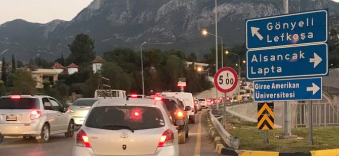 Sürücülerin Dikkatine! Girne'de bazı yollar trafiğe kapandı