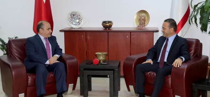 Başçeri Tarım Bakanı Şahali'yi ziyaret etti