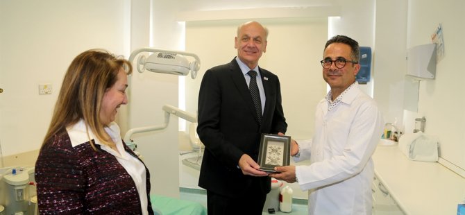 Seeberger, Nalbantoğlu Devlet Hastanesini gezdi
